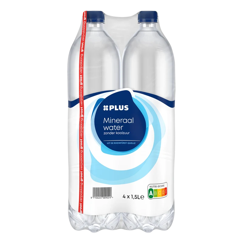 Mineraalwater zonder koolzuur 4-pack