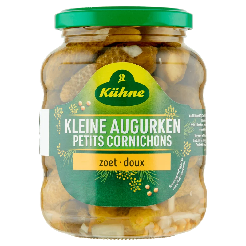 Kuhne Kleine augurken zoet