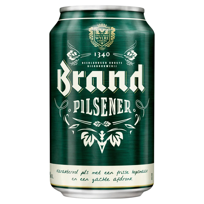 Brand Pilsener bier blik