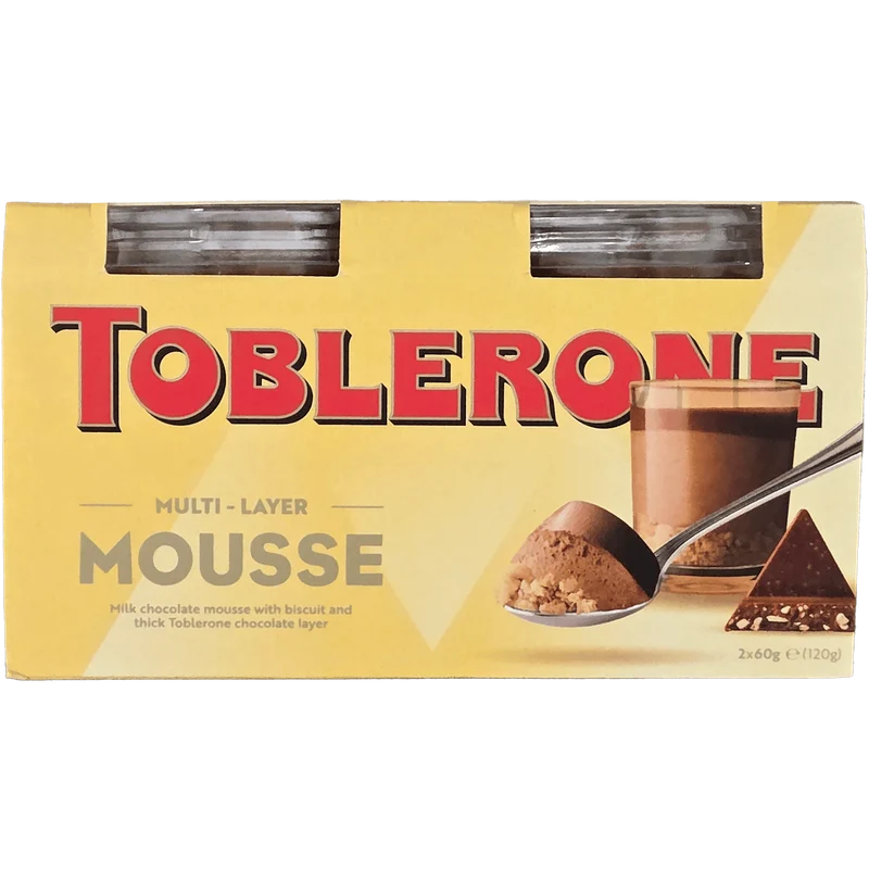 Mondelez Toblerone chocolade mousse 2x60g