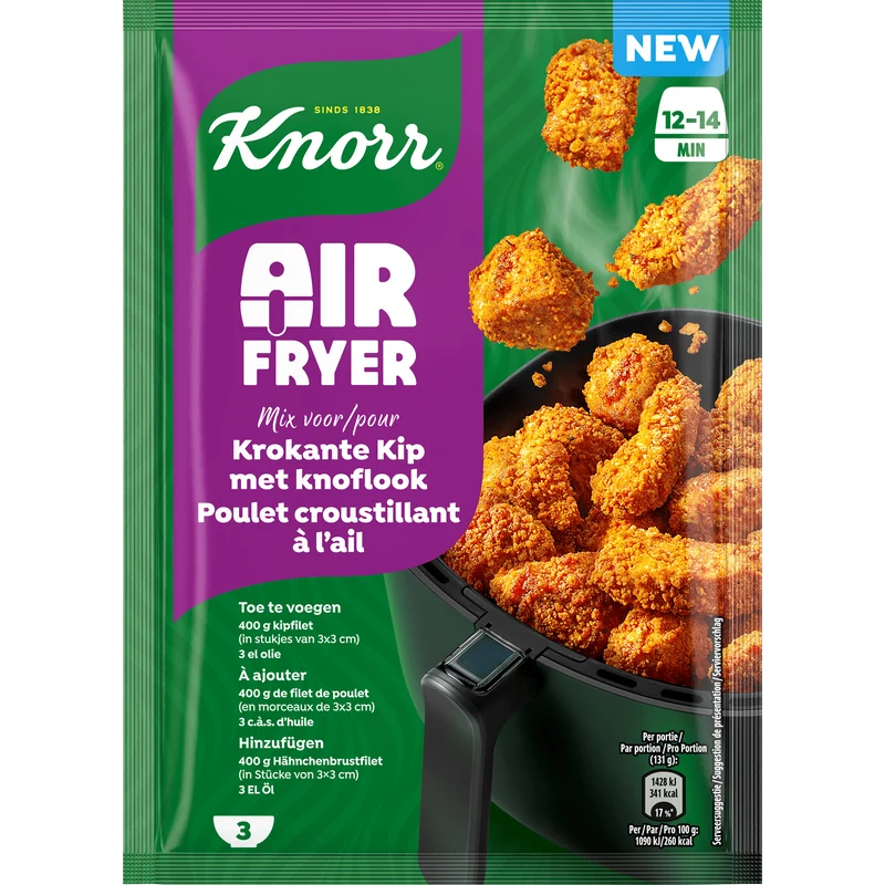 Knorr Airfryer Crispy Garlic Chicken Tenders