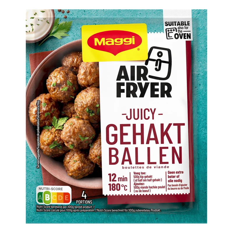 Maggi Airfryer Meat Balls