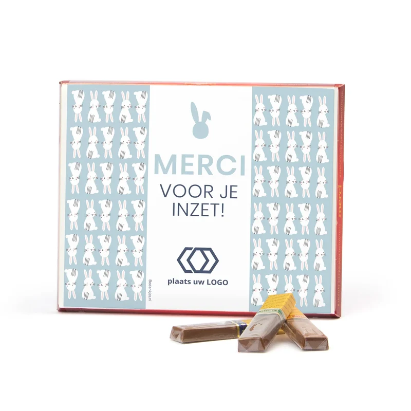 Merci met eigen inlay kaart 250 gram - Pasen