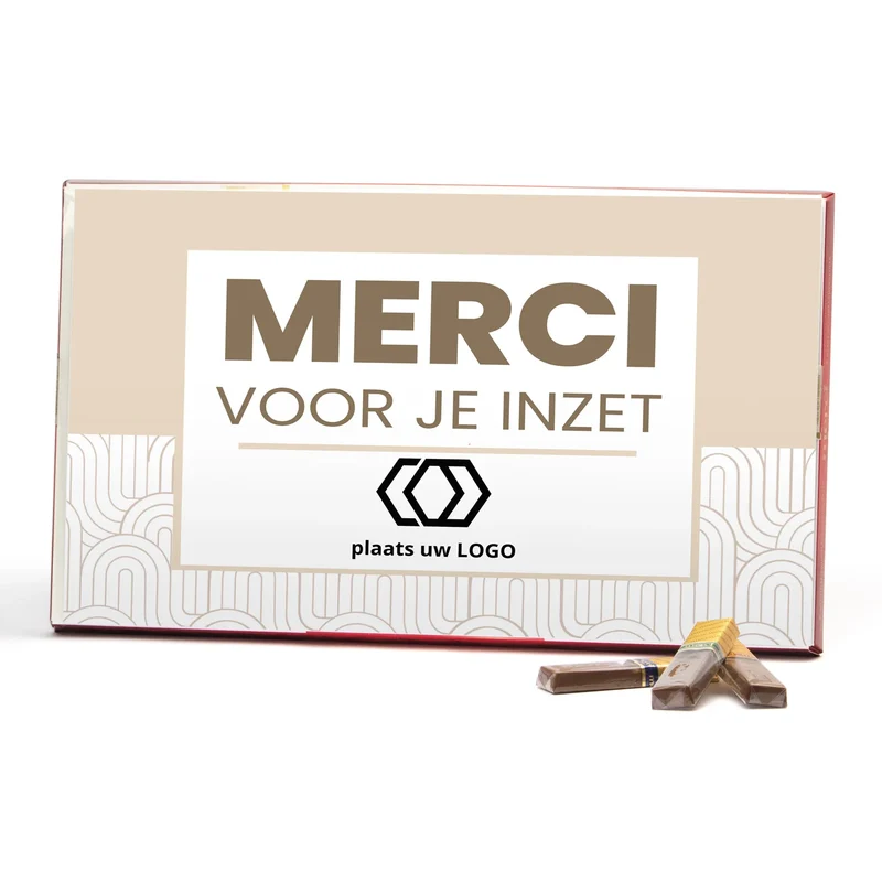 Merci met eigen inlay kaart 400 gram - Zakelijk