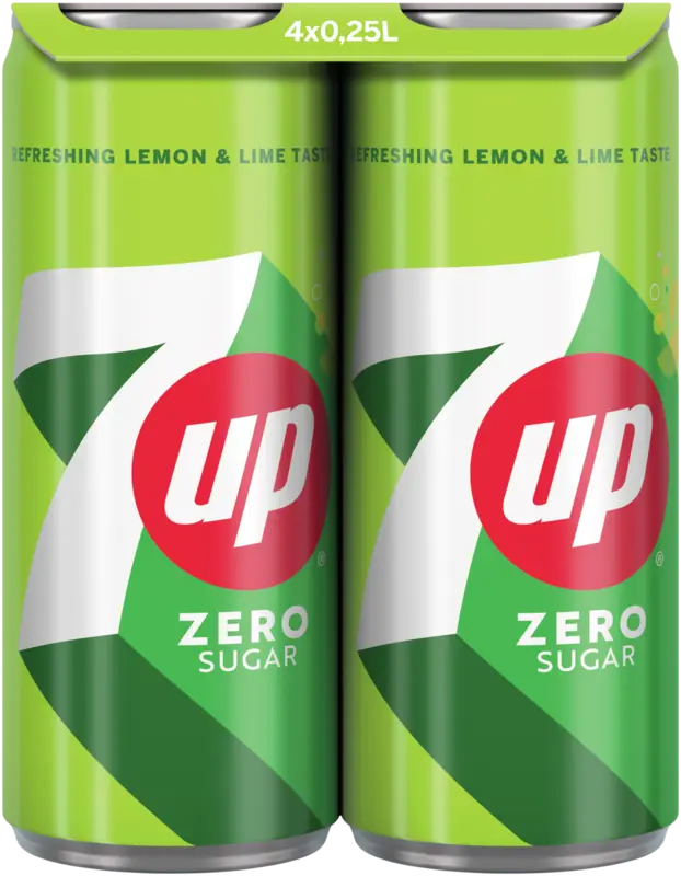 7up Zero sugar 4-pack