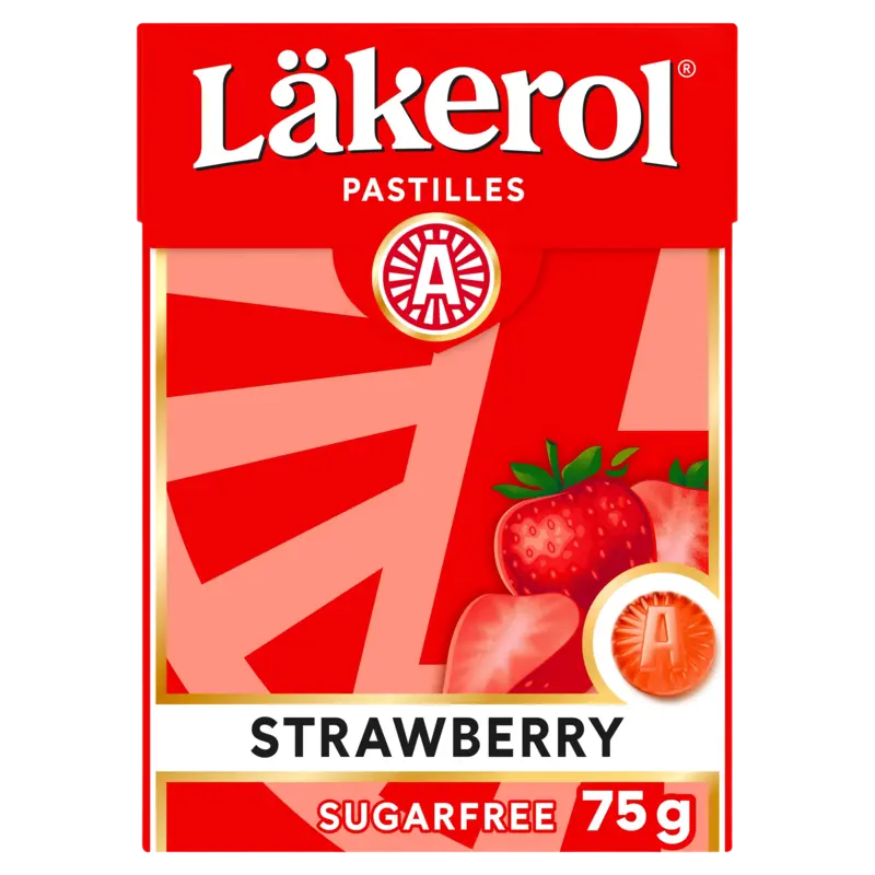 Läkerol Pastilles strawberry
