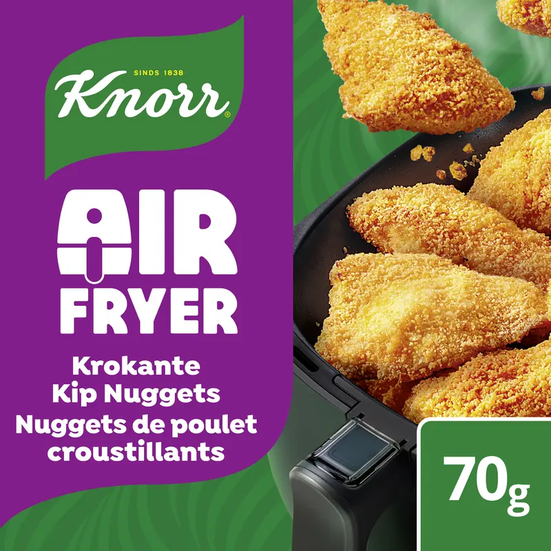 Knorr Airfryer mix voor krokante kip nuggets