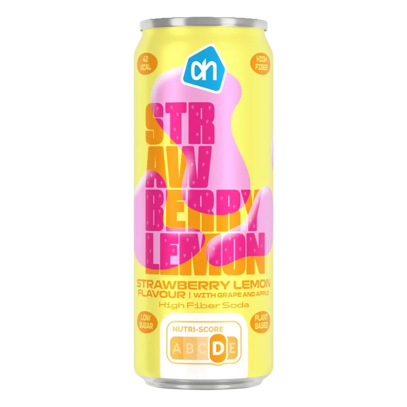Soda strawberry lemon flavour