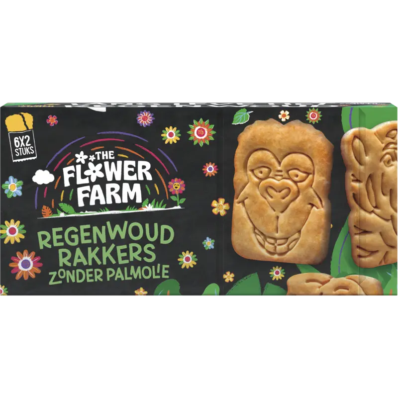 Flower Farm Regenwoud rakkers zonder palmolie