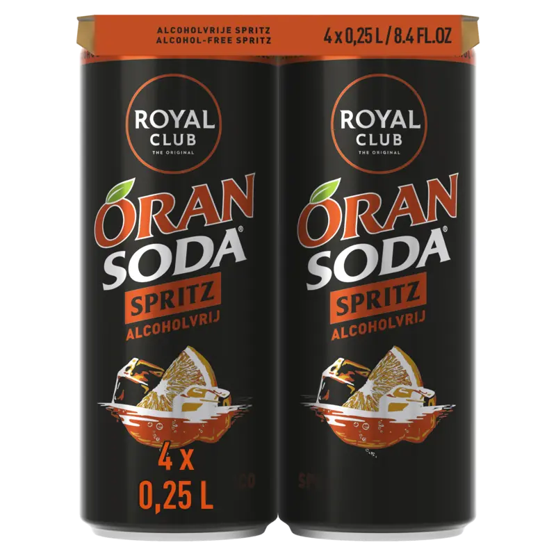 Royal Club Oransoda spritz 4-pack
