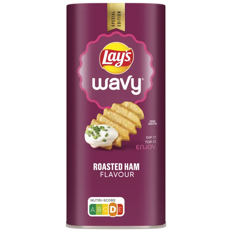 Lay's Wavy roasted ham