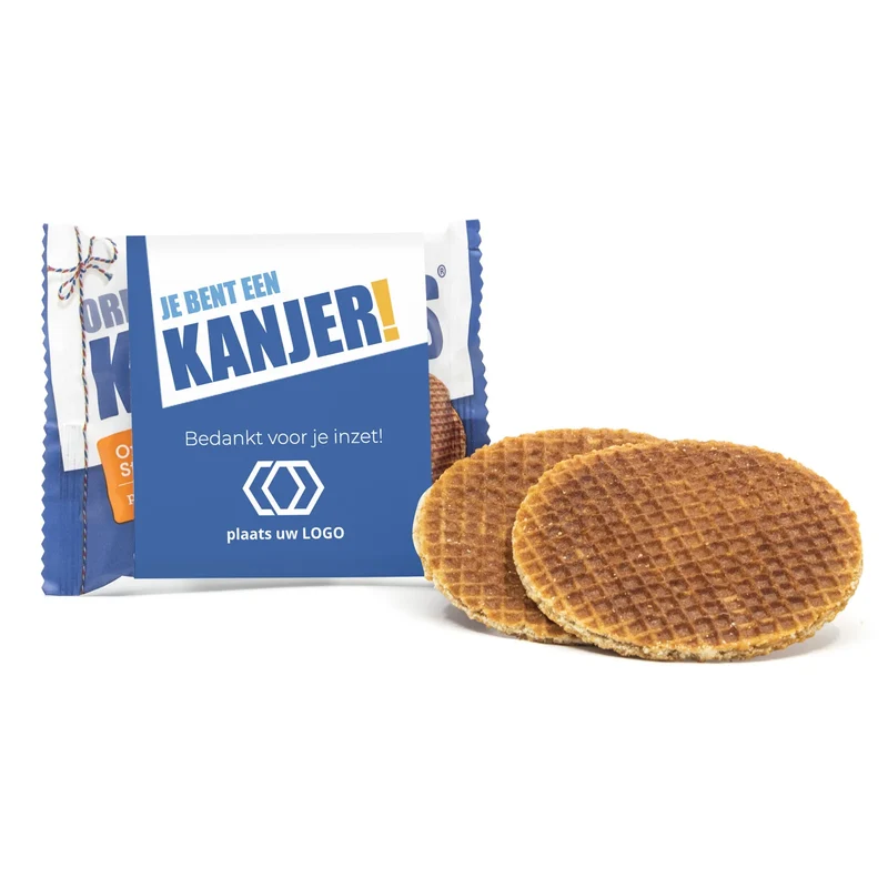 Kanjers Stroopwafels met tekst - Leraar