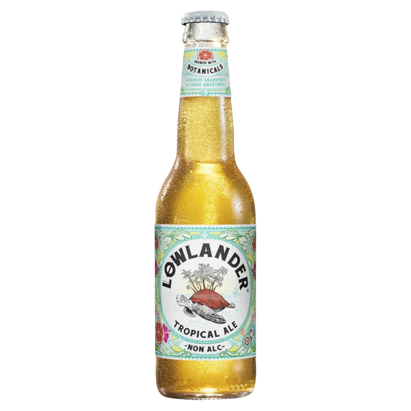 Lowlander Non-Alcoholic Tropical Ale fles