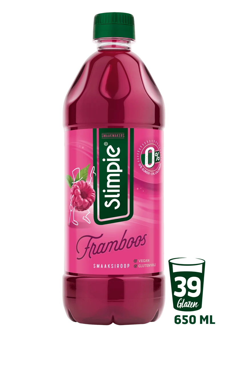 Slimpie Limonadesiroop framboos
