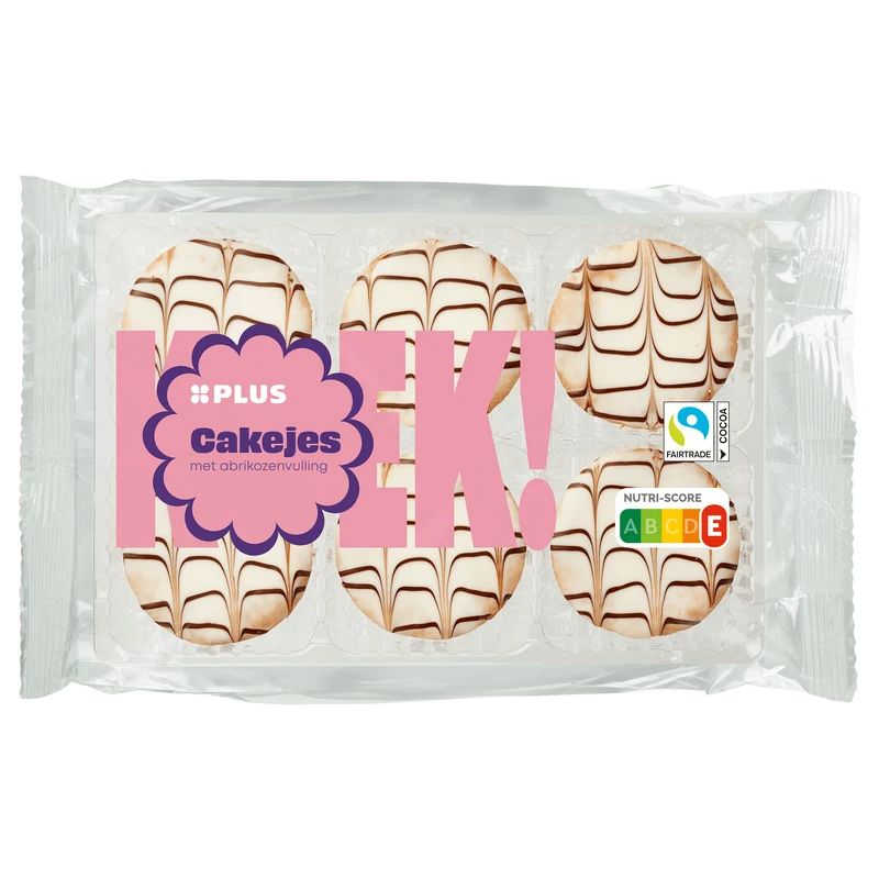 Abrikozen cakejes Fairtrade