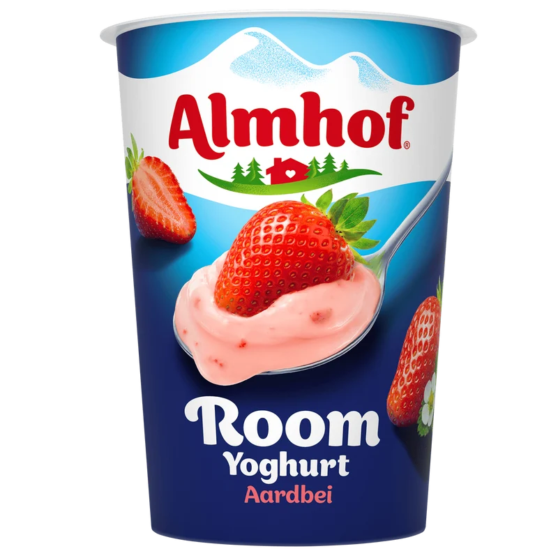 Almhof Roomyoghurt aardbei