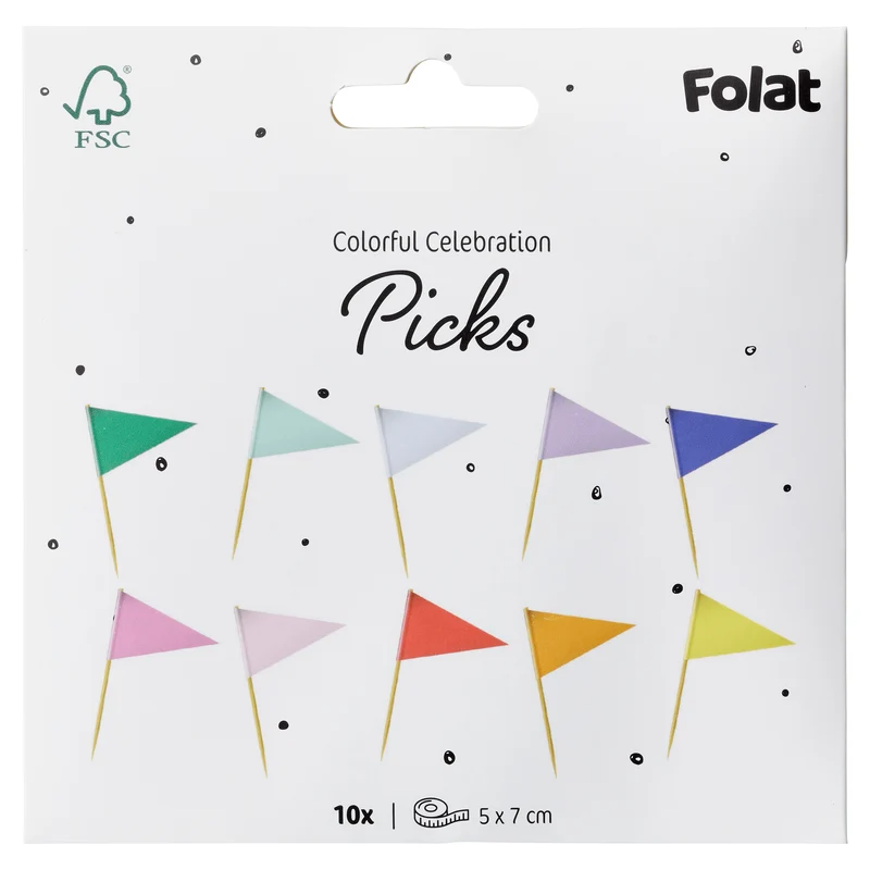 Folat Prikkers Vlag - Stripetastic