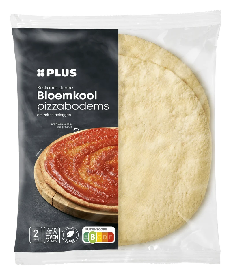Bloemkool pizzabodem