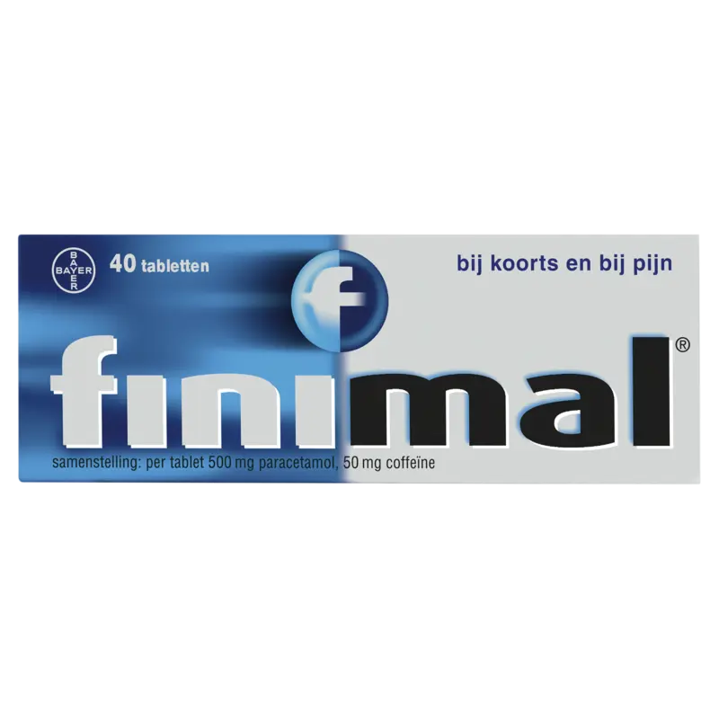 Finimal Bij koorts en bij pijn tabletten
