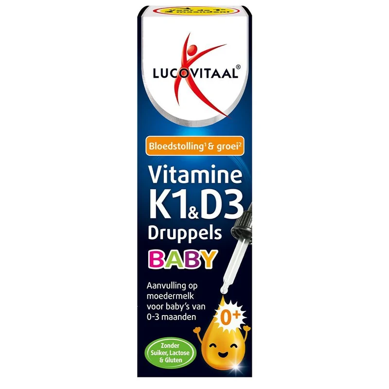 Lucovitaal Vitamine K1 + D3 Baby 14.5 ml