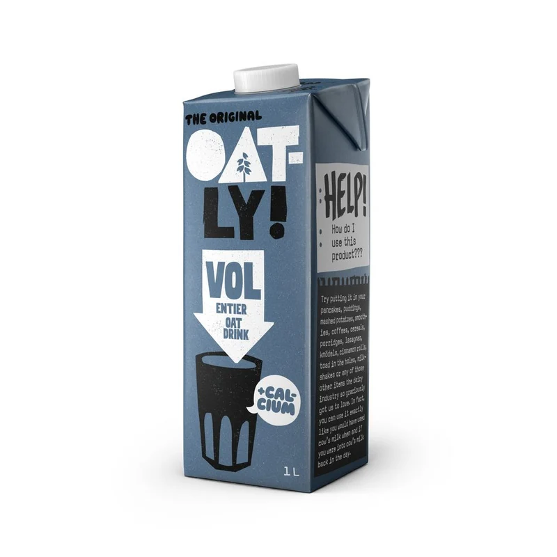 Oatly Haverdrank Vol + Calcium 1 liter