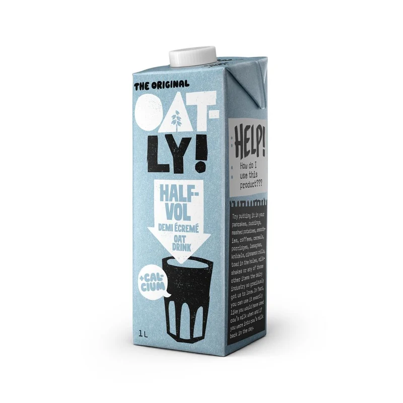 Oatly Haverdrank Halfvol + Calcium 1 liter