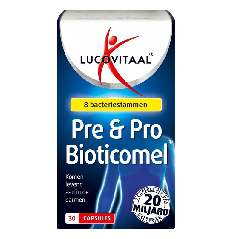 Lucovitaal Pre & Pro Bioticomel 30 capsules