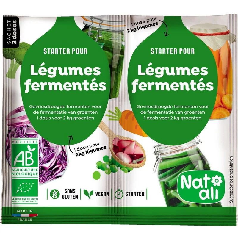 Nat-Ali Fermenten voor Groenten 10 gram