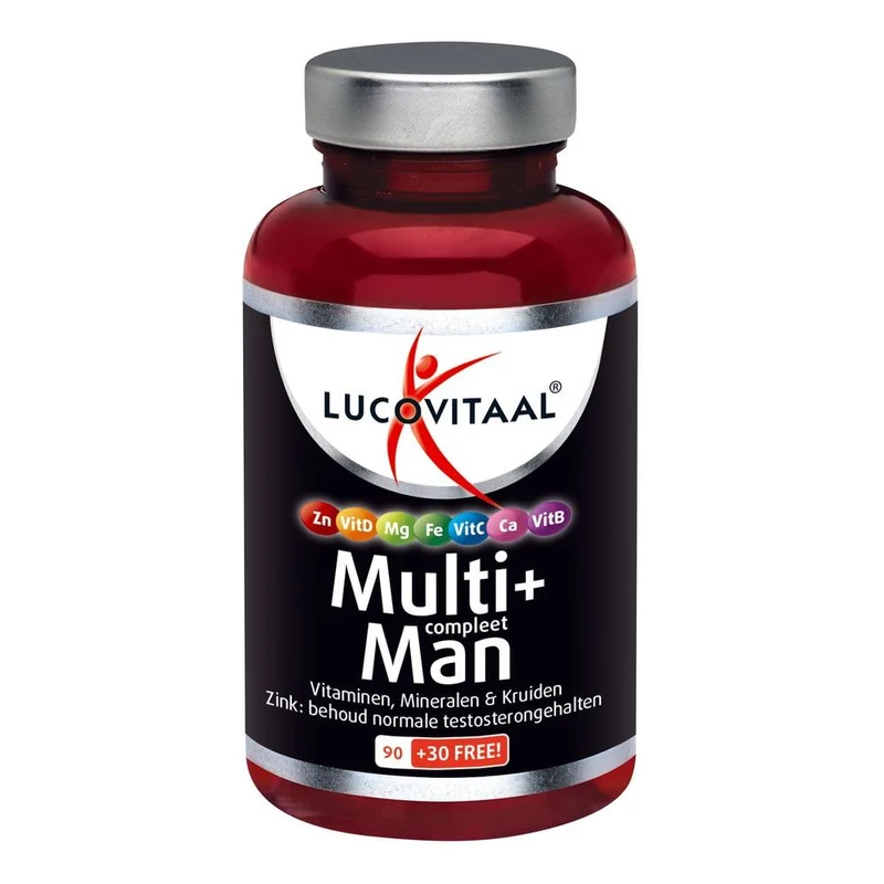 Lucovitaal Multi+ Compleet Man Tabletten 120 tabletten