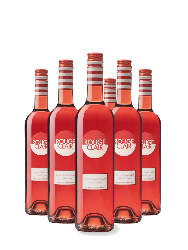 Rouge Clair léger IGP Pays d'Oc 2024 – Lot 6 Bouteilles 75cl vin rouge