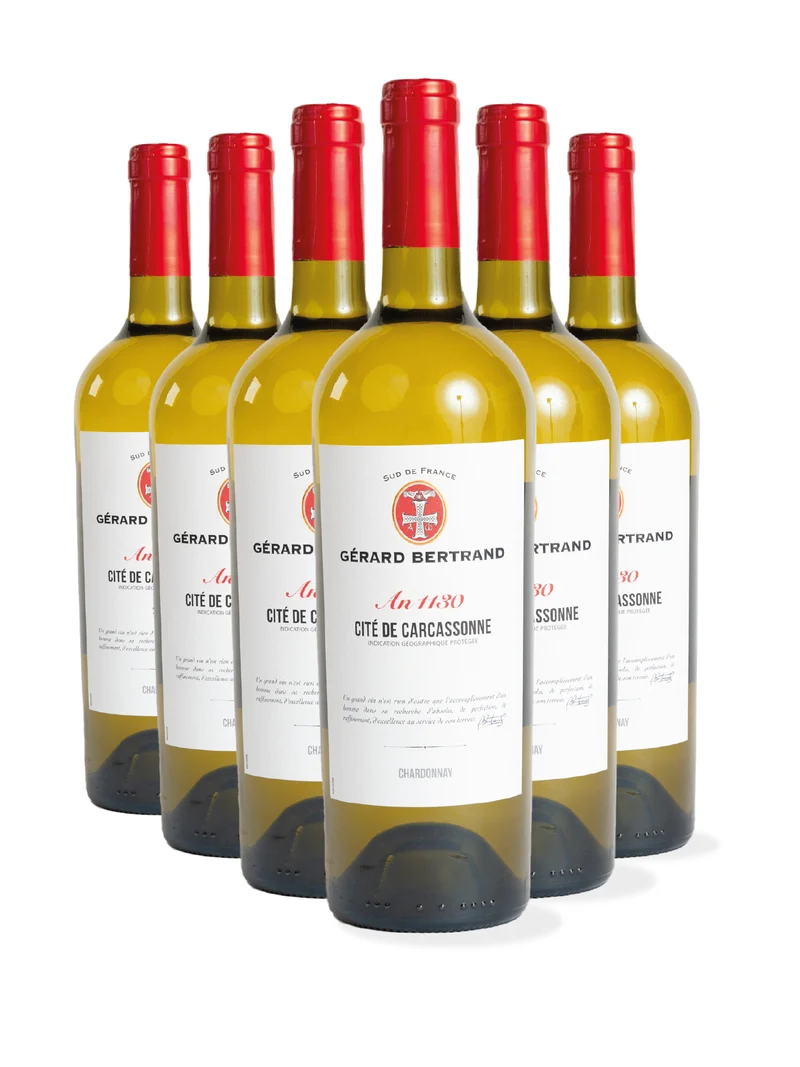Héritage "An 1130" blanc IGP Cité de Carcassonne 2023 – Lot 6 Bouteilles 75cl vin blanc