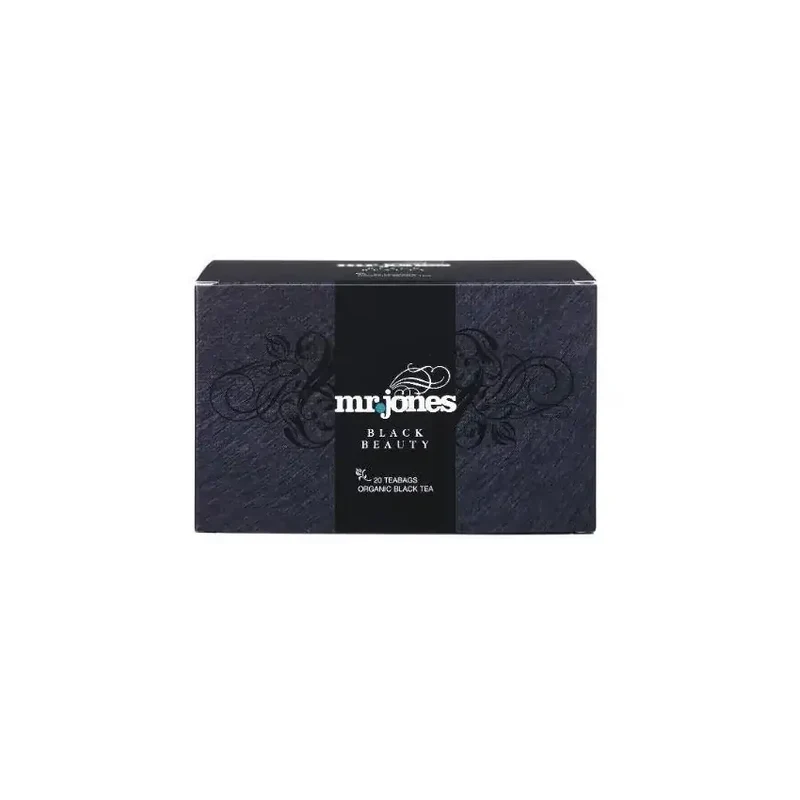 Mr Jones Black beauty zwarte thee 20 zakjes
