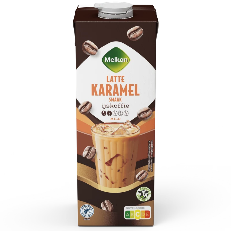 Melkan Ijskoffie Latte Karamelsmaak