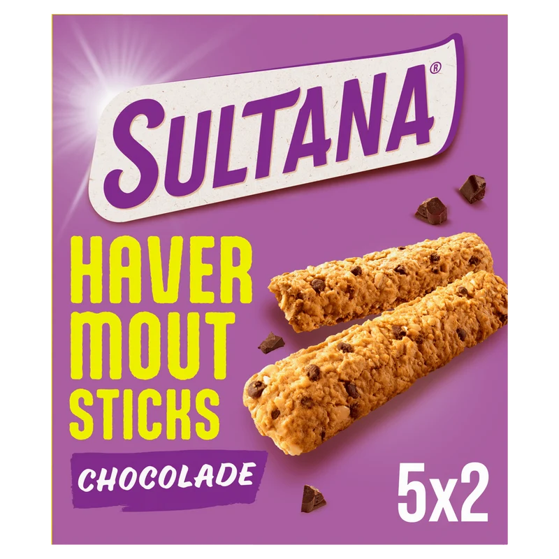 Verkade Sultana havermout sticks chocolade