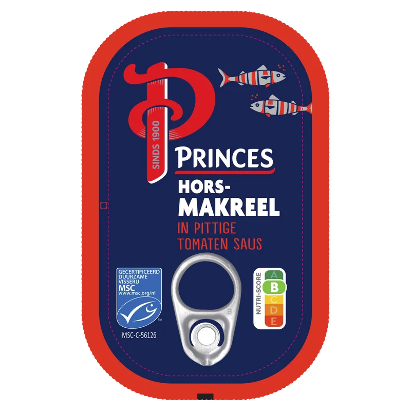 Princes Horsmakreelfilets in tomatensaus