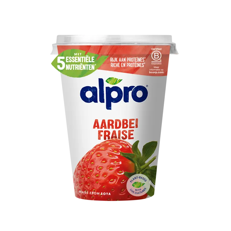 Alpro Plantaardig variatie aardbei