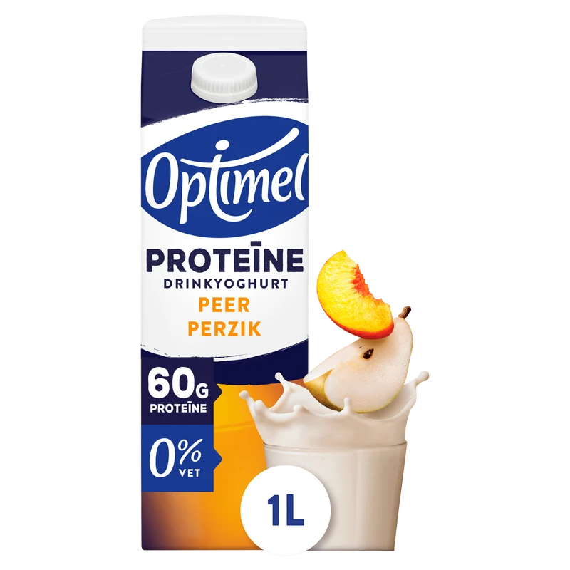 Optimel Drinkyoghurt Proteïne Peer Perzik