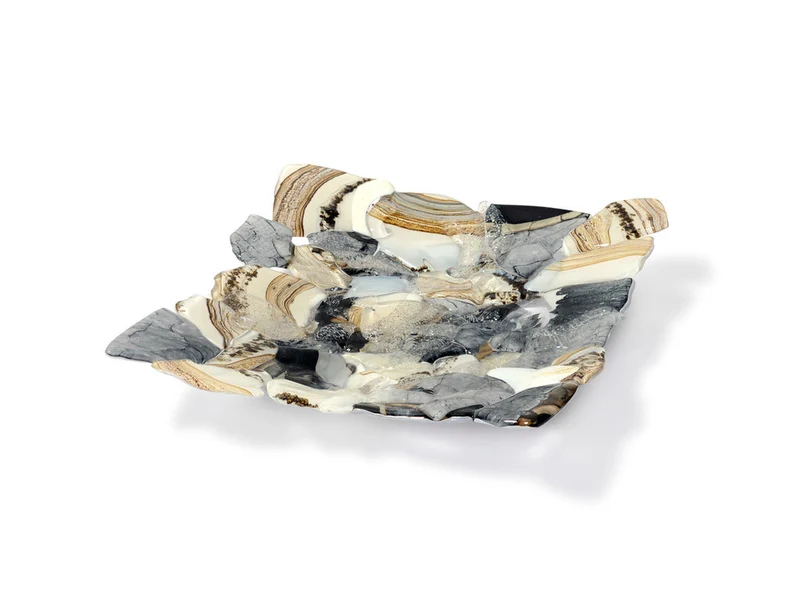 Terroso Fusion-schaal Schelpen - Vierkant - 30x30 cm