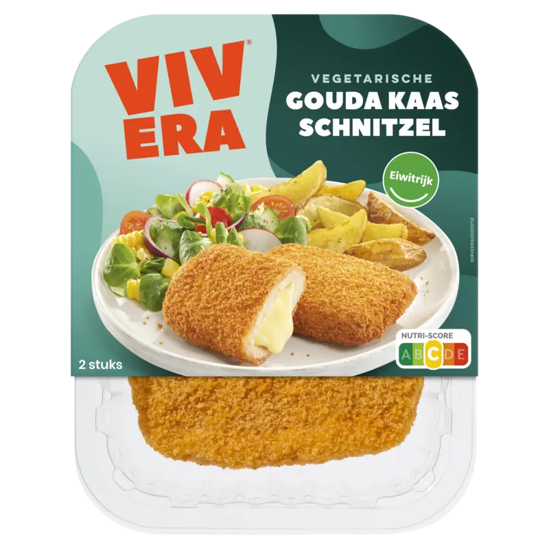 Vivera Vegetarische Gouda kaasschnitzel