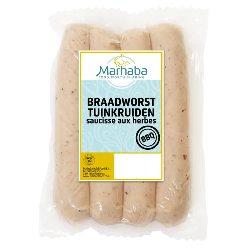 Marhaba Braadworst BBQ tuinkruiden