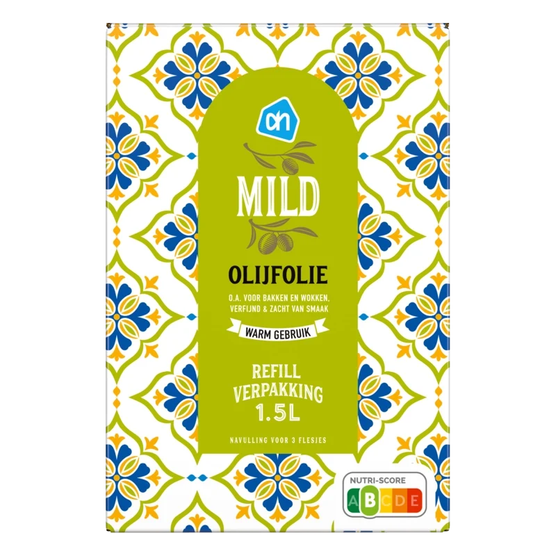 Mild olijfolie navulverpakking