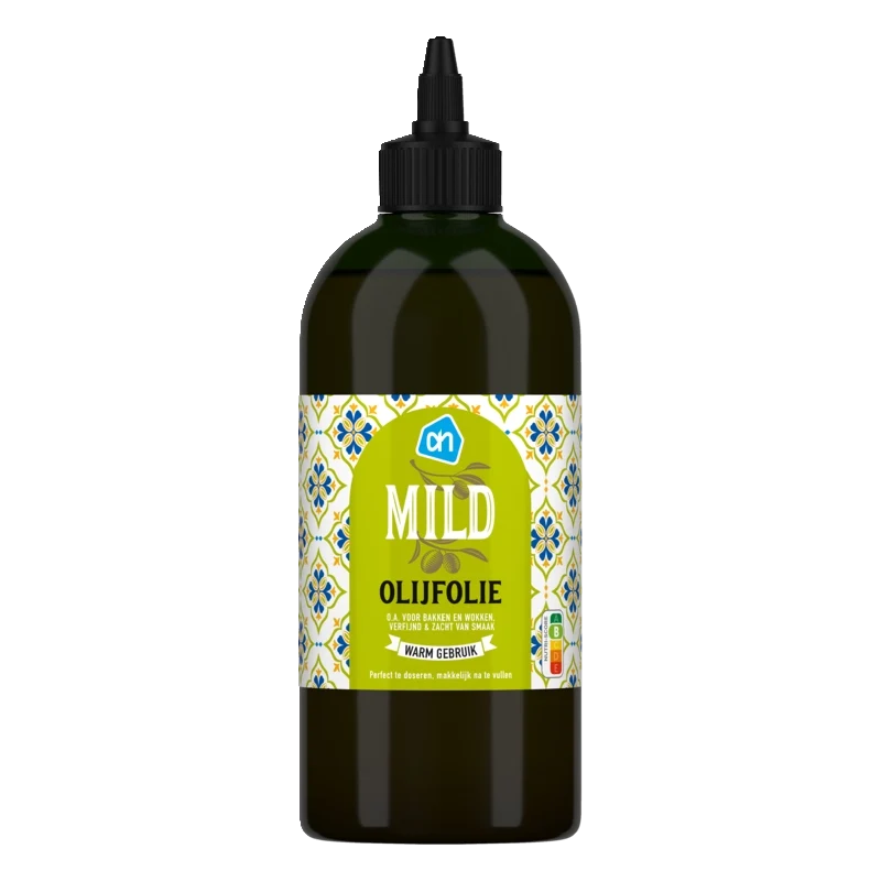 Mild olijfolie knijpfles