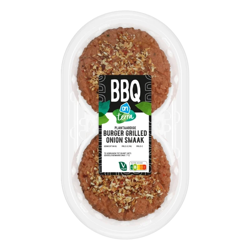 Terra Plantaardige burger grilled onion smaak