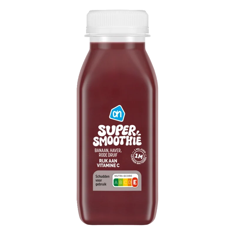 Super smoothie banaan haver rode druif