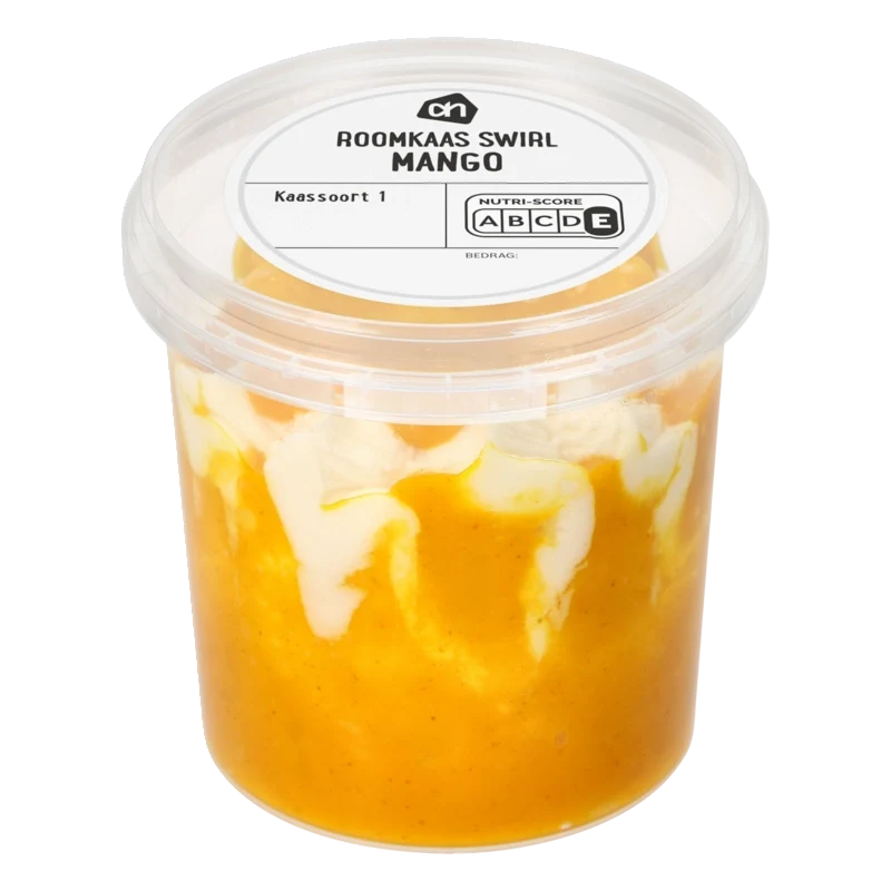 Roomkaas swirl mango chutney