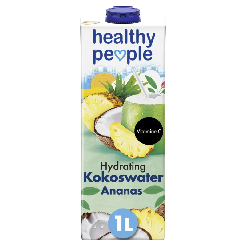 Healthy people Kokoswater ananas