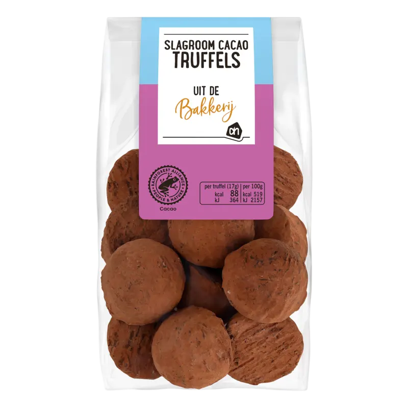 Slagroom cacao truffels