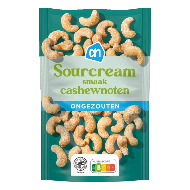 Sourcream cashewnoten ongezouten
