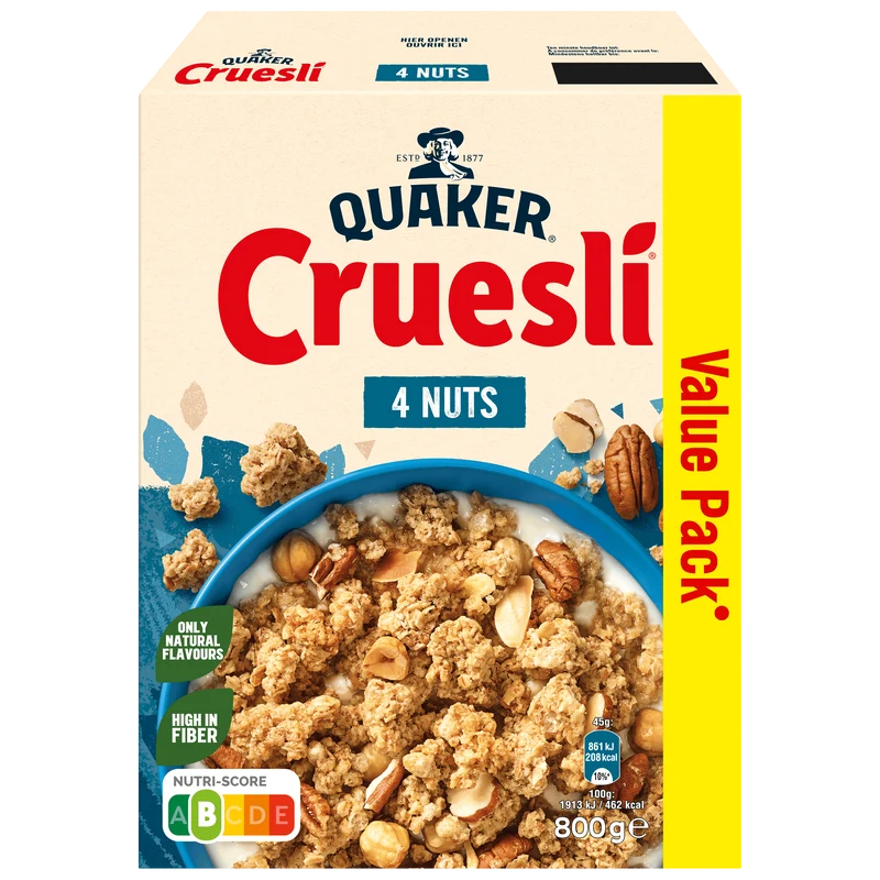 Quaker Cruesli 4 Noten GVP