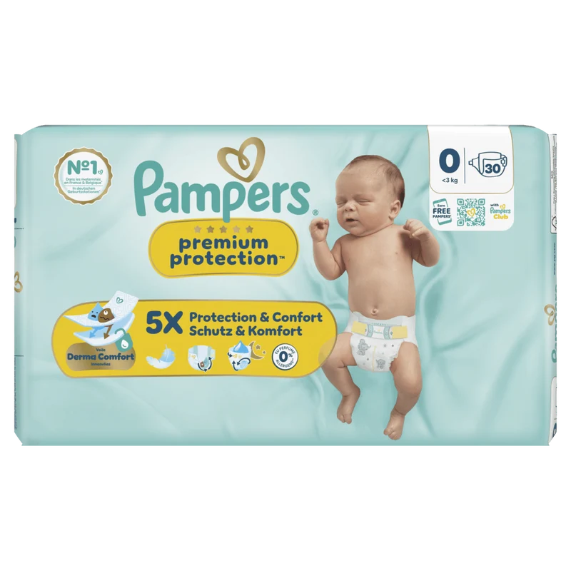 Pampers Premium Protection maat 0